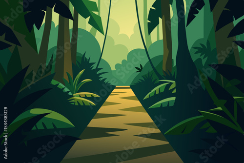 bamboo forest in the morning