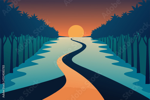 sunrise over the sea