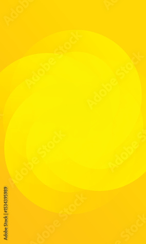Yellow gradient abstract background. Circle radial shapes composition Space. suitable for background, landing page, wallpaper, home screen, theme. vector eps 10