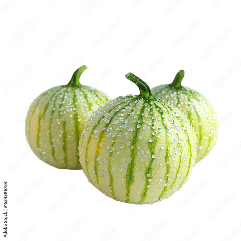 Dewy Striped Gourds Fresh from the Garden Delightful Summer Harvest Dewy Striped Gourds Fresh from the Garden Delightful Summer Harvest
