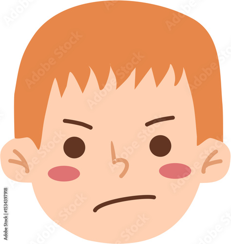 Kids jealous expression 