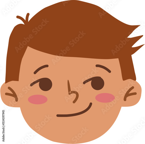 Kids shy expression 