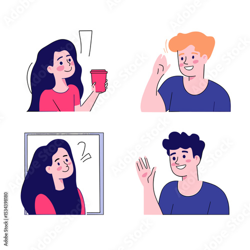 Online Meeting Avatars 