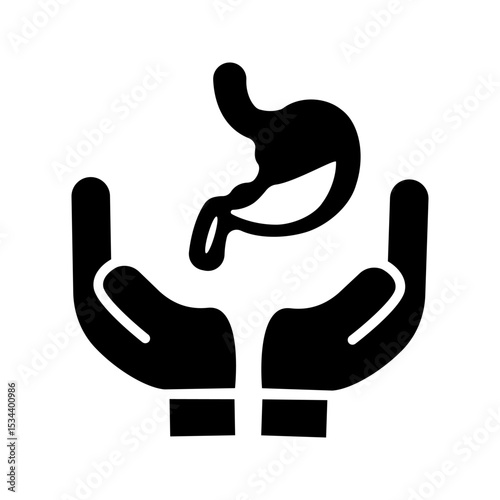 Organ donation linear icon. Living, deceased body parts offer. Tissues transplantation. vector illustration on white background
