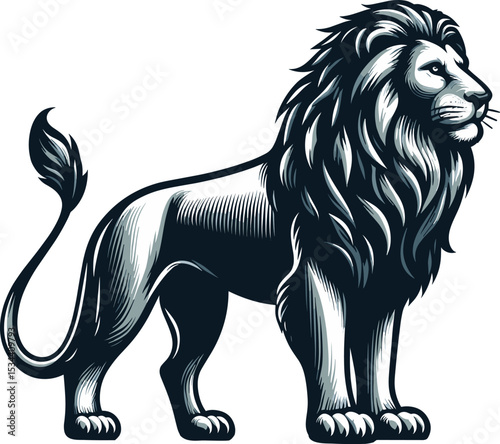 Vector clipart illustration of a Lion