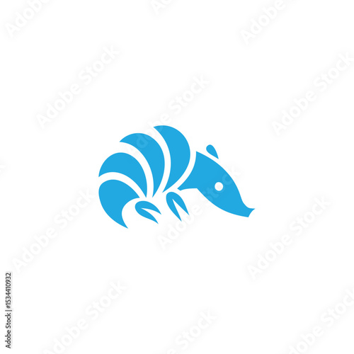 Pangolin Logo. Modern, Protective Animal Symbol for Eco, Tech, or Wildlife Brands