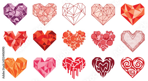 The Symbolism and Artistry Behind Heart-Shaped Designs A Collection of Heart Illustrations