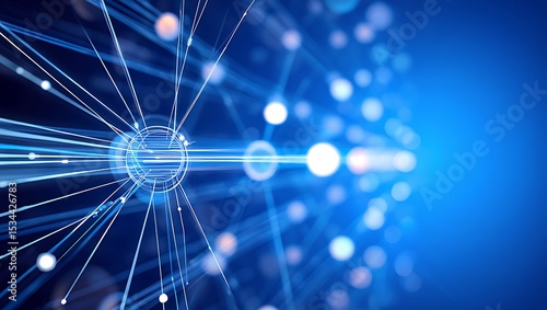 Obraz na płótnie The Interconnected Web of Knowledge and Artificial Intelligence Networks