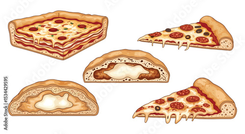 Delicious Pizza Compilation A Culinary Journey Through A World of Italian Flavors