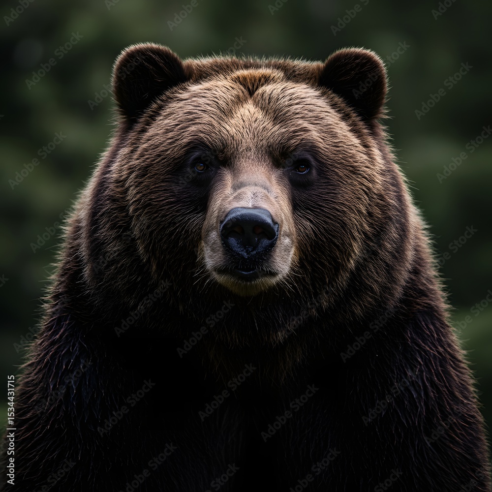Bear Face Close Up Portrait Bear Face Close Up Portrait