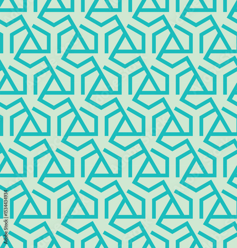 Seamless abstract triangles and hexagons pattern -vector eps8