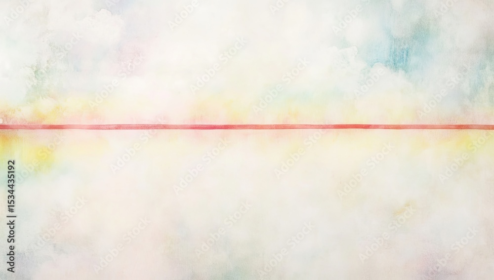 Obraz premium Pastel-colored abstract background with a horizontal line