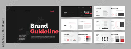 Landscape brand guideline, Manual guideline layout design