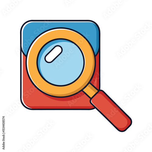 Search Icon (white background)