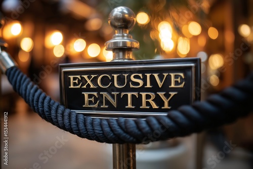 Exclusive Entry: A captivating shot of an 