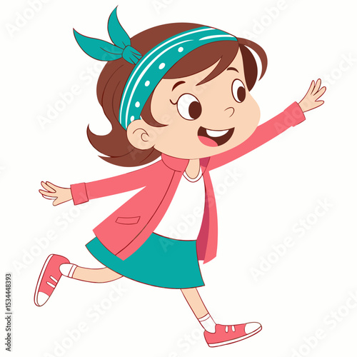little girl on roller skates