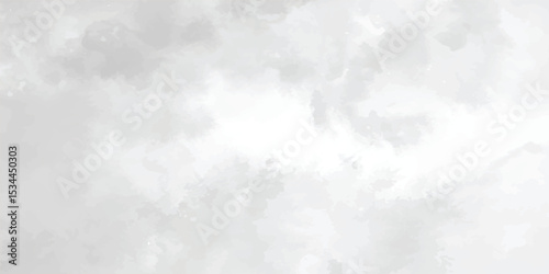 Vintage Grey Watercolor Painting with Marbled Silver Grunge Texture and White Abstract Artistic Surface. Cloudy Distressed Grey and Silver Watercolor Background with Elegant White Abstract design