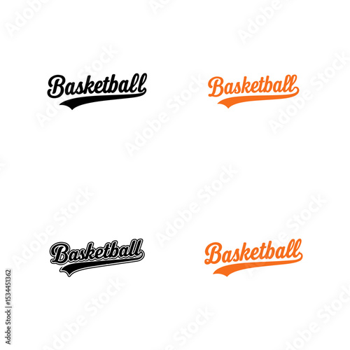 Basketball T-Shirt Design Silhouette Vector Set – Sports Player Icon Collection, Team Jersey Graphic, Urban Art