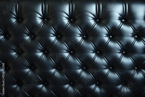 Dark gray leather upholstery texture background