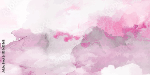 Abstract pink background. Vector illustration. pink background texture, vintage paper with soft old marbled grunge border, bush pink background texture, watercolor stains and blotches on border.