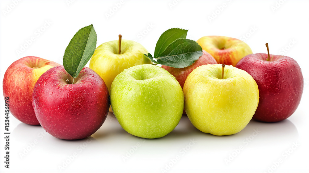 Apples isolated on white background Apples isolated on white background