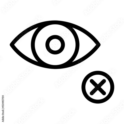 blind line icon