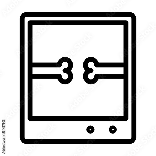 x ray line icon