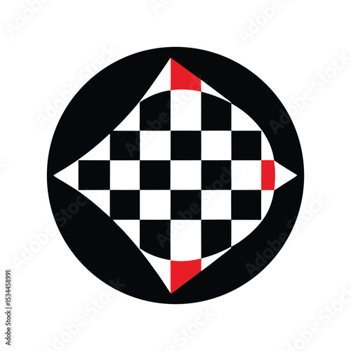 checker board design vector art