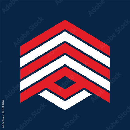 chevron pattern design vector art