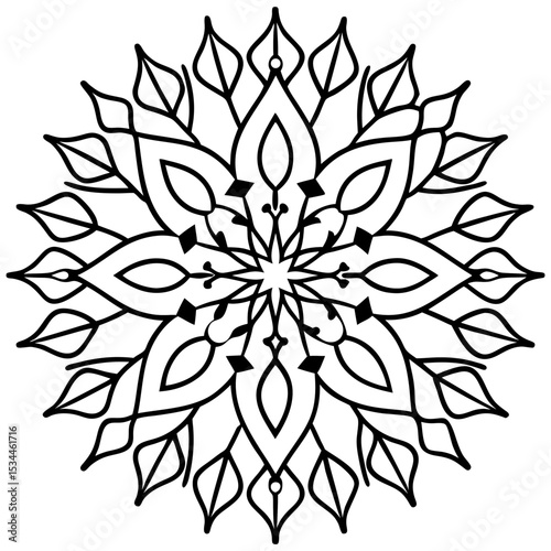 Sacred Tree of Life Mandala Vector