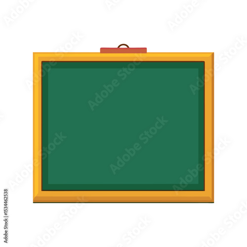 Chalkboard Vector Illustration – School Blackboard, Classroom Board, Education Supply, Teaching, Study Art

