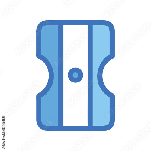 Sharpener Vector Illustration – Pencil Sharpening Tool, School Supply, Office Stationery, Study Accessory Art

