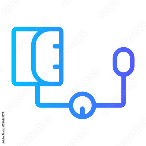 sphygmomanometer gradient icon
