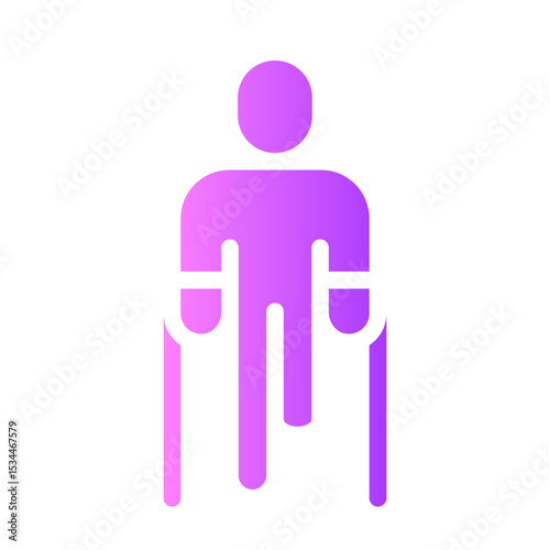 amputation gradient icon