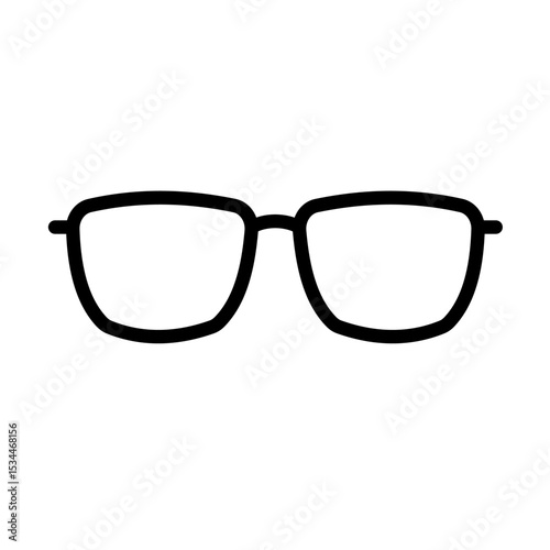 Vintage glasses – vector icon