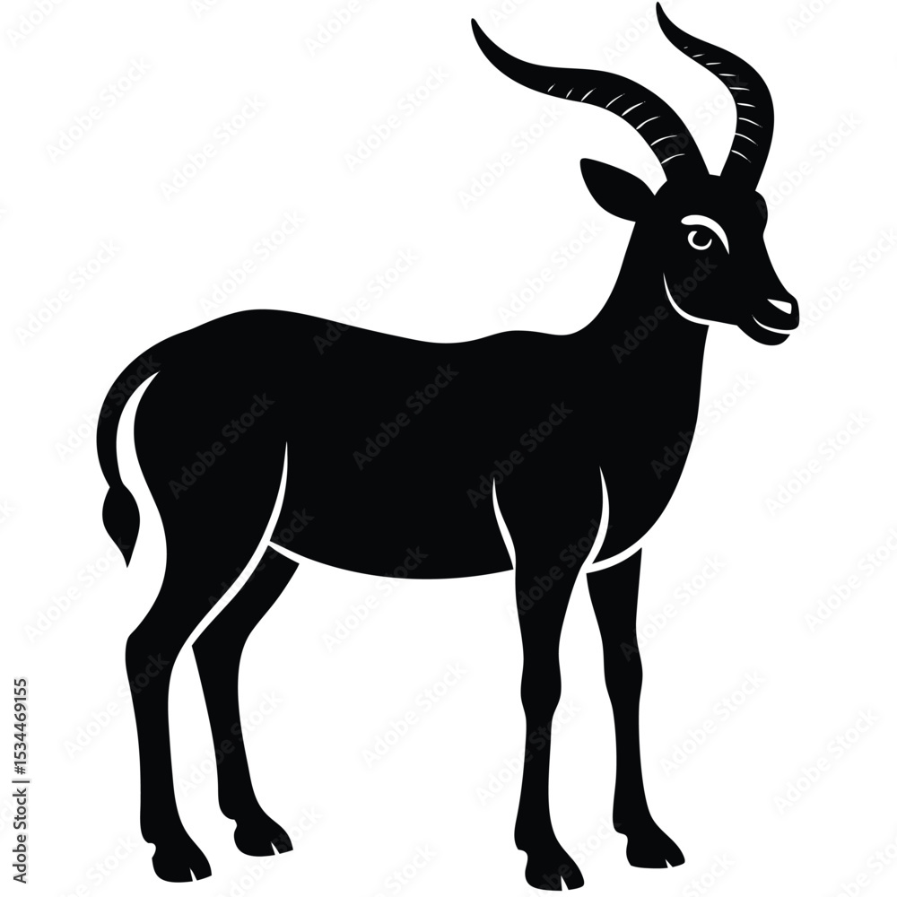 Obraz premium addax vector