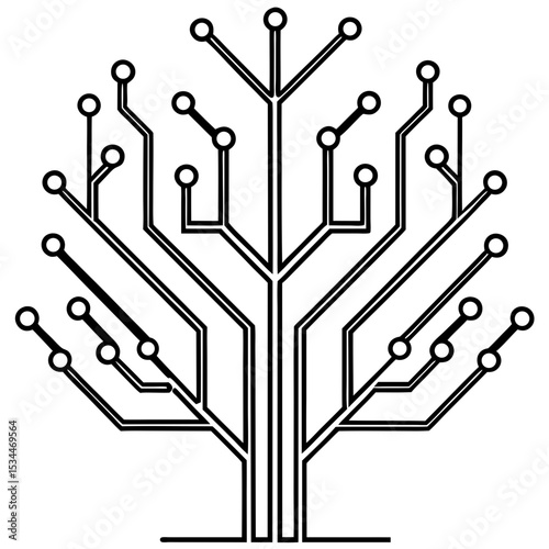 Tech Tree Vector Design