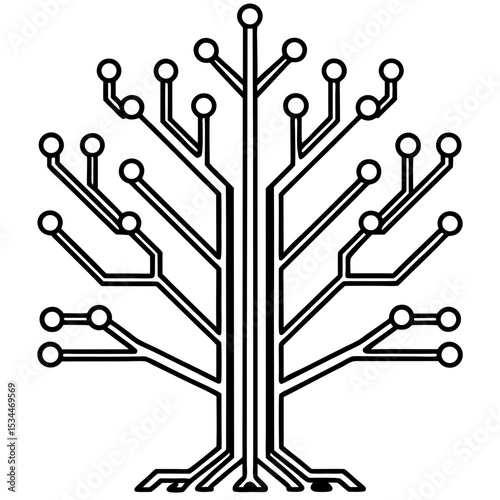 Tech Tree Vector Design
