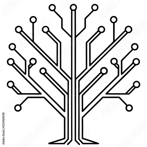 Tech Tree Vector Design