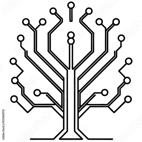 Tech Tree Vector Design