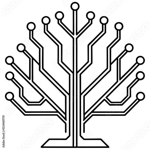Tech Tree Vector Design