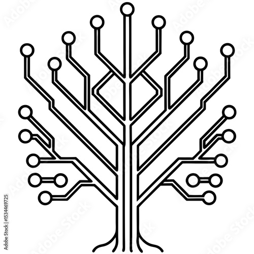 Tech Tree Vector Design