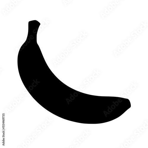 banana isolated on white