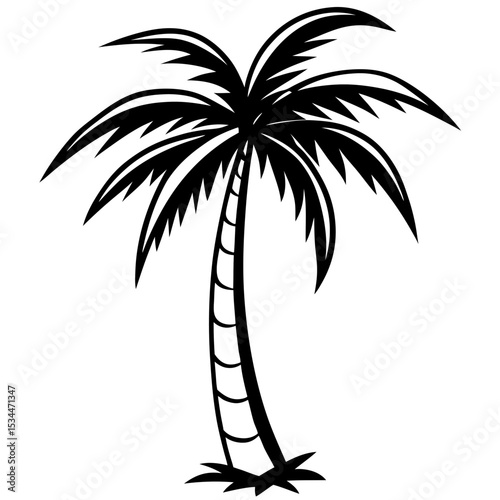 Tropical Silhouette Art