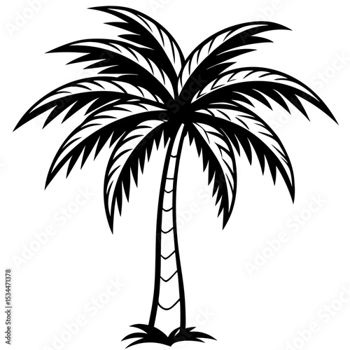Tropical Silhouette Art
