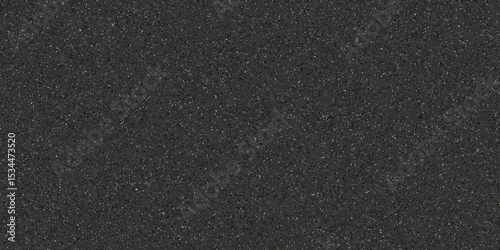 Abstract design with black paper background and terrazzo flooring texture. Terrazzo design with white polished sandstone wall texture. this design are uses for Quartz surface white.	