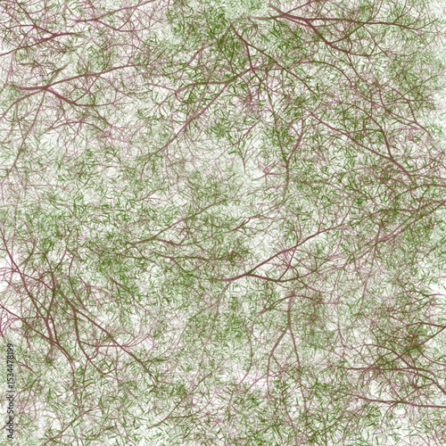 seamless patterns of twigs with leaves background. Made in eps