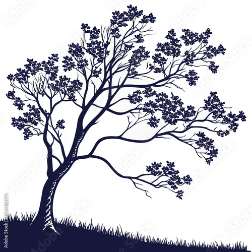 tree with dogwood