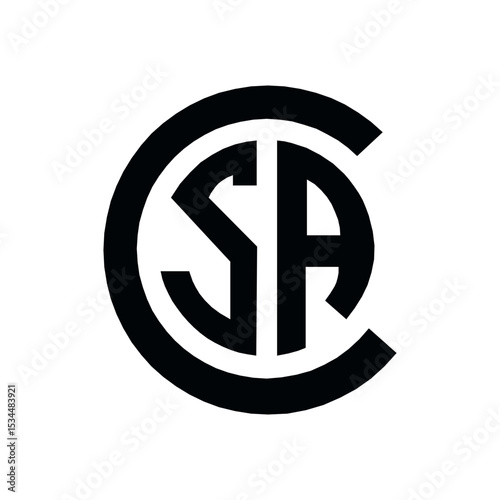 CSA VECTOR ICON STAMP BLACK