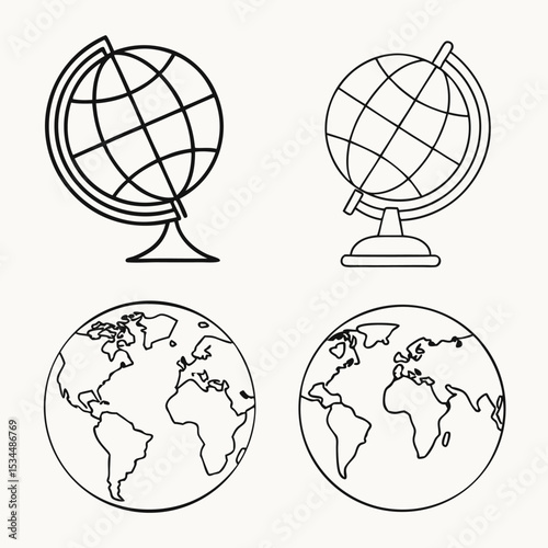 Simple Global Icons Set for Diverse Applications